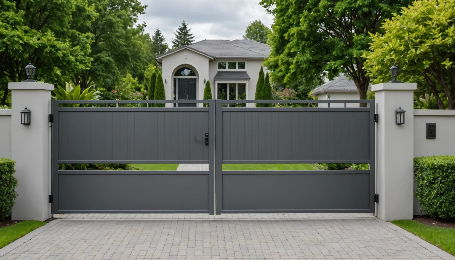 Pourquoi opter pour un portail en aluminium standard ?
